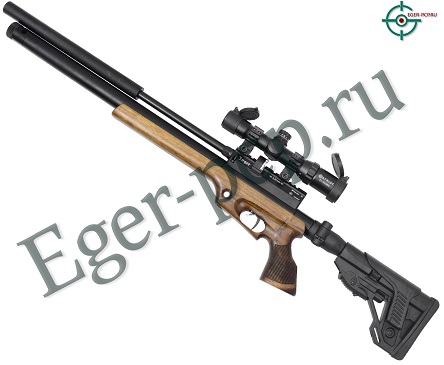 Пневматическая PCP винтовка Jager SP 6.35 мм Карабин (складная, 470 мм LW)